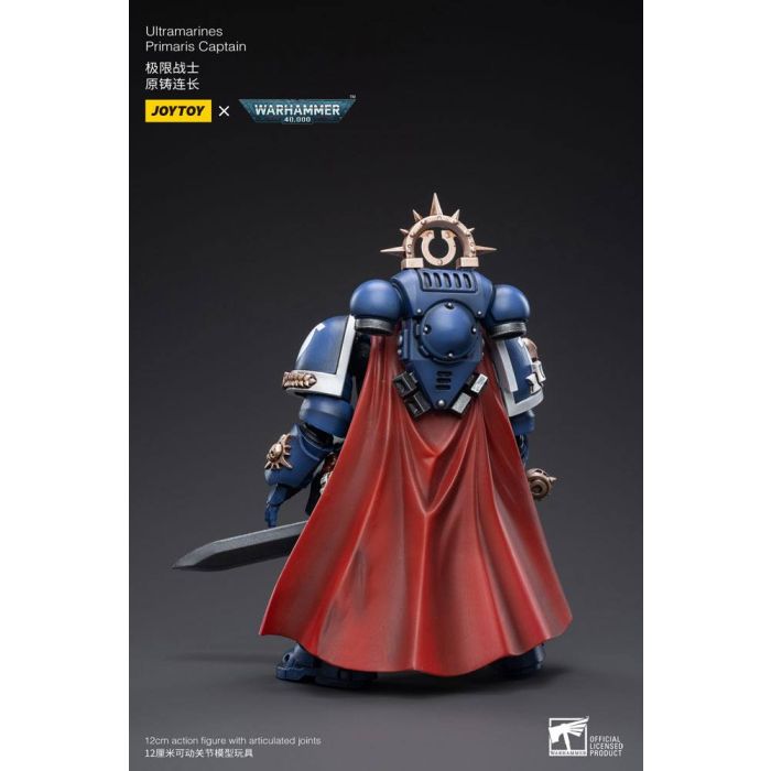 Warhammer 40k Action Figure 1/18 Ultramarines Primaris Captain 12 cm