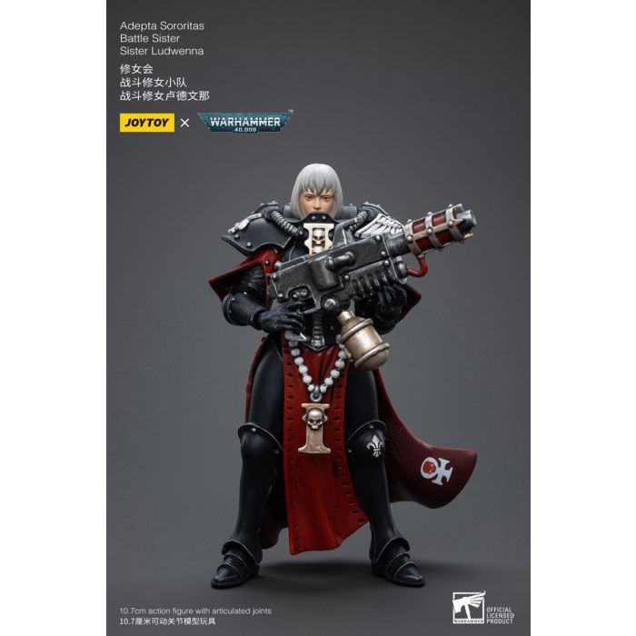 Warhammer 40k Action Figure 1/18 Adepta Sororitas Battle Sister Sister Ludwenna 10 cm