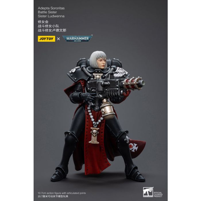 Warhammer 40k Action Figure 1/18 Adepta Sororitas Battle Sister Sister Ludwenna 10 cm