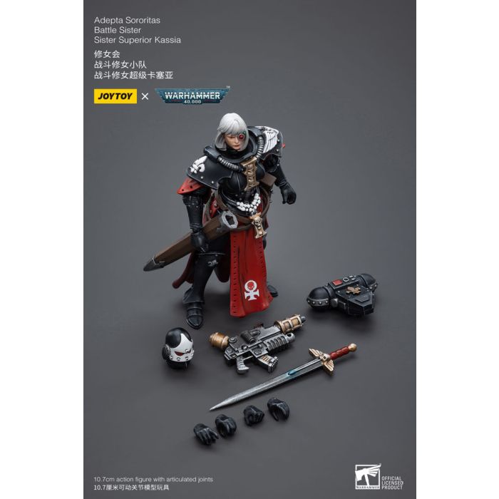 Warhammer 40k Action Figure 1/18 Adepta Sororitas Battle Sister Sister Kassia 10 cm