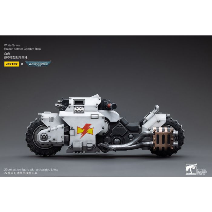 Warhammer 40k Vehicle 1/18 White Scars Raider-pattern Combat Bike 22 cm