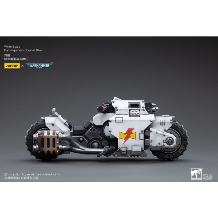Warhammer 40k Vehicle 1/18 White Scars Raider-pattern Combat Bike 22 cm