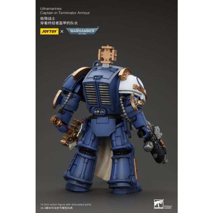 Warhammer 40k Action Figure 1/18 Ultramarines Captain In Terminator Armour 14 cm  