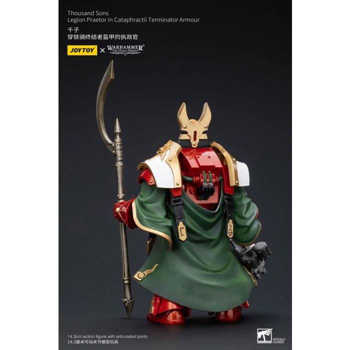 Warhammer The Horus Heresy Action Figure 1/18 Thousand sons Legion Praetor in Cataphractii Terminator Armour 12 cm  