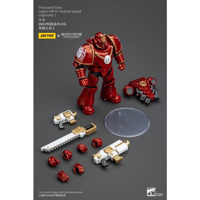 Warhammer The Horus Heresy Action Figure 1/18 Thousand Sons Legion MK IV Tactical Squad Legionary 1 12 cm      