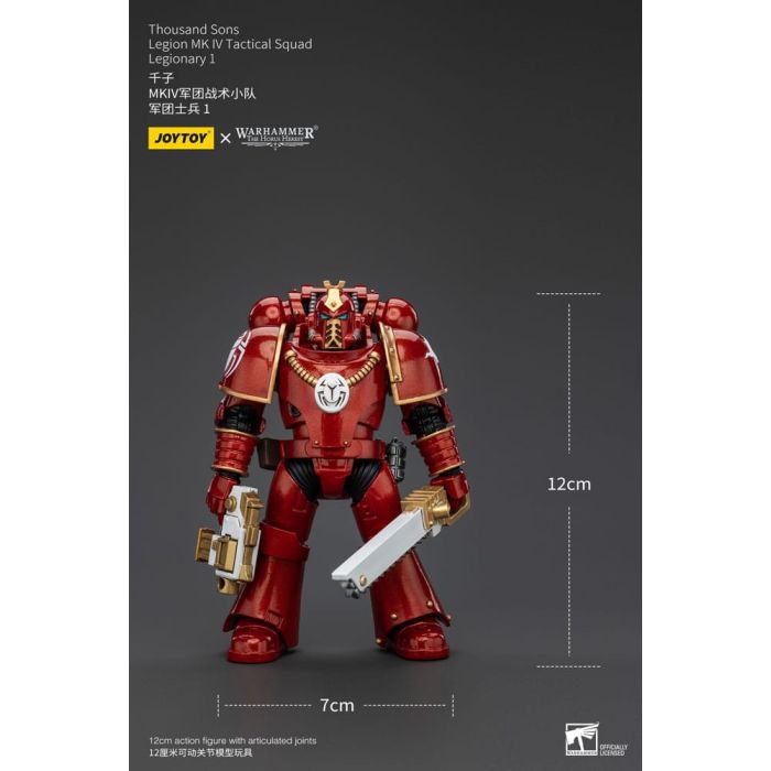 Warhammer The Horus Heresy Action Figure 1/18 Thousand Sons Legion MK IV Tactical Squad Legionary 1 12 cm      