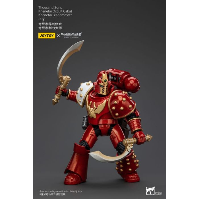 Warhammer The Horus Heresy Action Figure 1/18 Thousand Sons Khenetai Occult Cabal Khenetai Blademaster 12 cm      