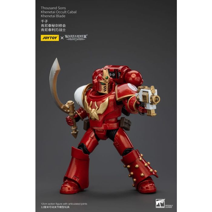 Warhammer The Horus Heresy Action Figure 1/18 Thousand Sons Khenetai Occult Cabal Khenetai Blade 12 cm 