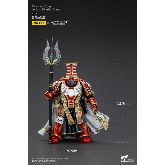 Warhammer The Horus Heresy Action Figure 1/18 Thousand Sons Legion Librarian Consut 16 cm