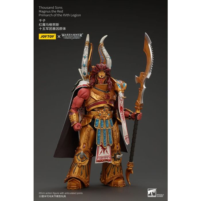 Warhammer The Horus Heresy Action Figure 1/18 Thousand sons Magnus the Red Primarch of the XVth Legion 12 cm  