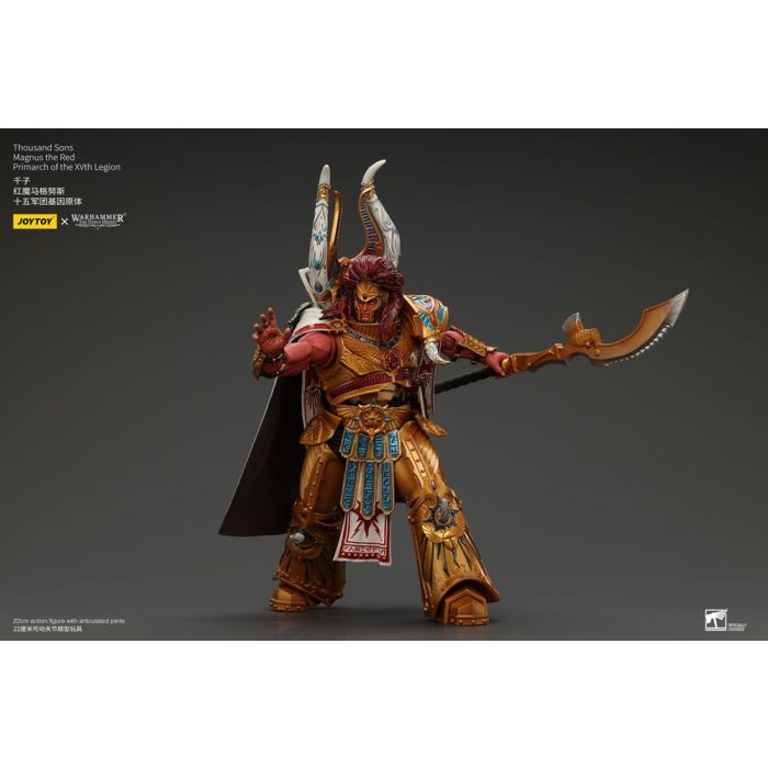 Warhammer The Horus Heresy Action Figure 1/18 Thousand sons Magnus the Red Primarch of the XVth Legion 12 cm  