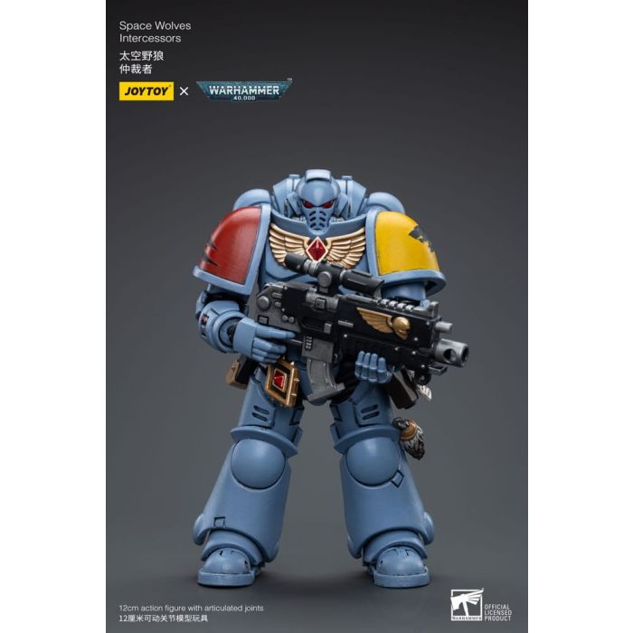 Warhammer 40k Action Figure 1/18 Space Wolves Intercessors 12 cm