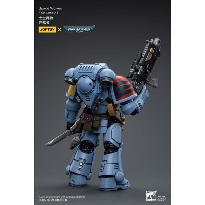 Warhammer 40k Action Figure 1/18 Space Wolves Intercessors 12 cm