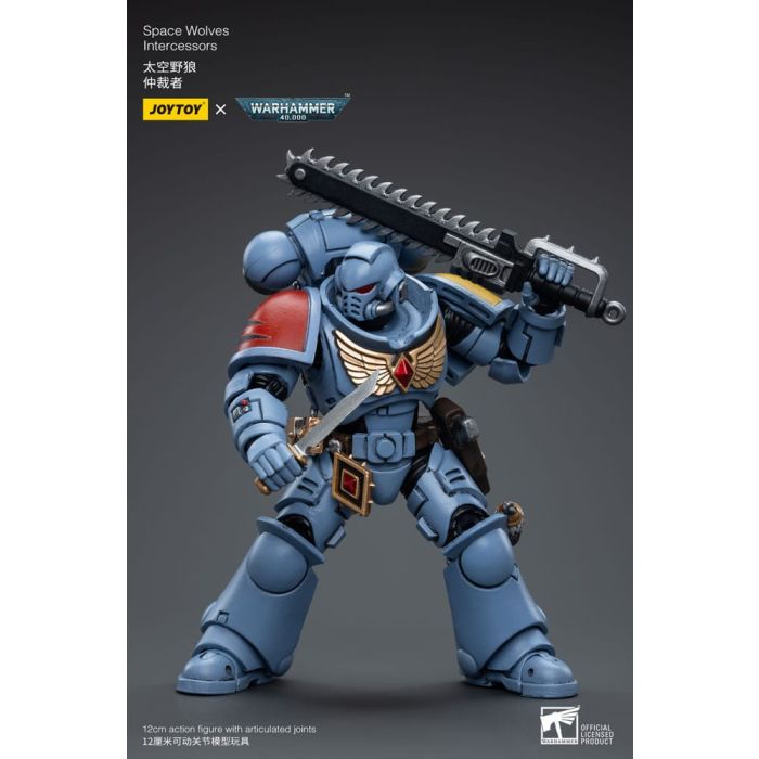 Warhammer 40k Action Figure 1/18 Space Wolves Intercessors 12 cm