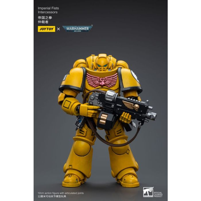 Warhammer 40k Action Figure 1/18 Imperial Fists Intercessors 12 cm