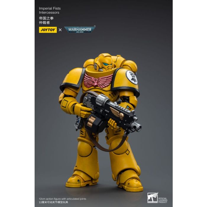 Warhammer 40k Action Figure 1/18 Imperial Fists Intercessors 12 cm