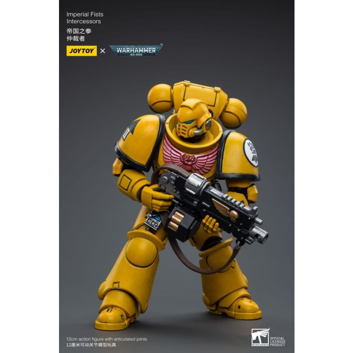 Warhammer 40k Action Figure 1/18 Imperial Fists Intercessors 12 cm