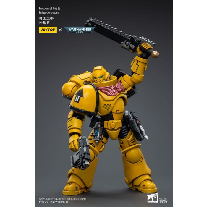 Warhammer 40k Action Figure 1/18 Imperial Fists Intercessors 12 cm