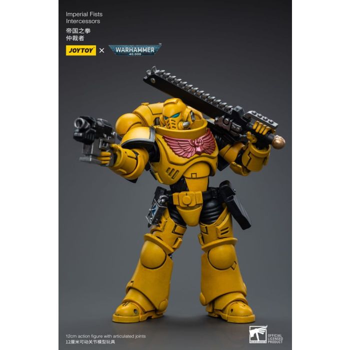Warhammer 40k Action Figure 1/18 Imperial Fists Intercessors 12 cm