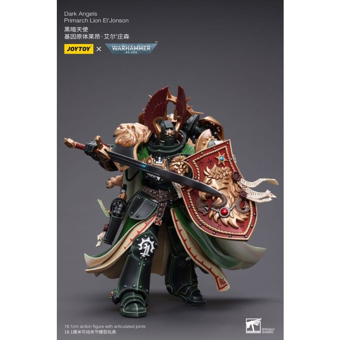 Warhammer 40k Action Figure 1/18 Dark Angels Primarch Lion El' Jonson 18 cm Reproduction