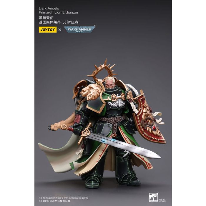 Warhammer 40k Action Figure 1/18 Dark Angels Primarch Lion El' Jonson 18 cm Reproduction