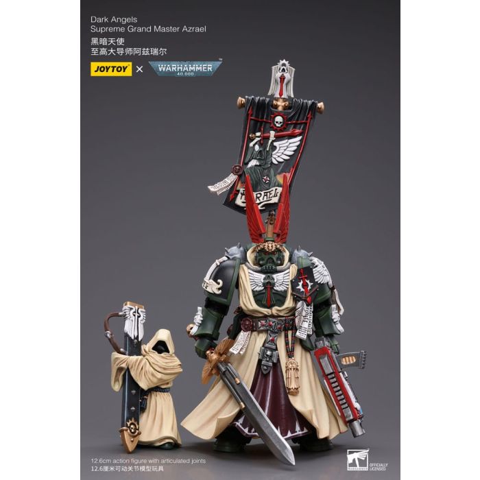 Warhammer 40k Action Figure 1/18 Dark Angels Supreme Grand Master Azrael 13 cm