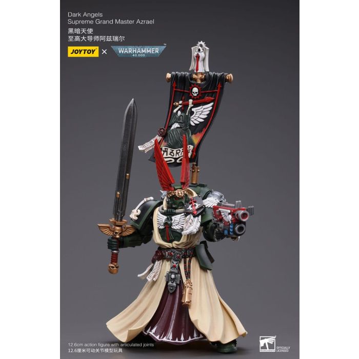 Warhammer 40k Action Figure 1/18 Dark Angels Supreme Grand Master Azrael 13 cm