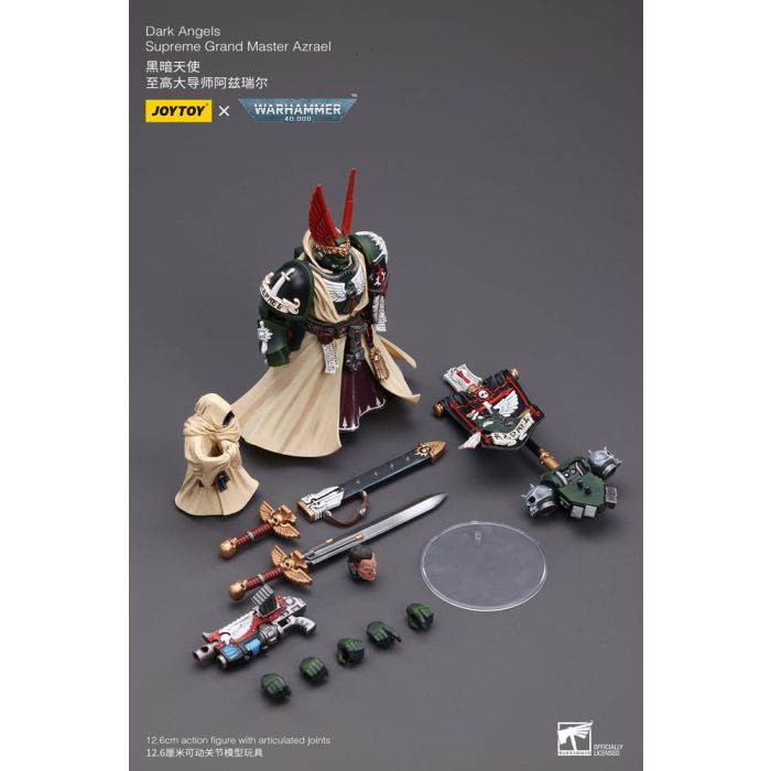 Warhammer 40k Action Figure 1/18 Dark Angels Supreme Grand Master Azrael 13 cm