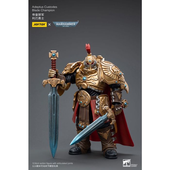 Warhammer 40k Action Figure 1/18 Adeptus Custodes Blade Champion 12 cm