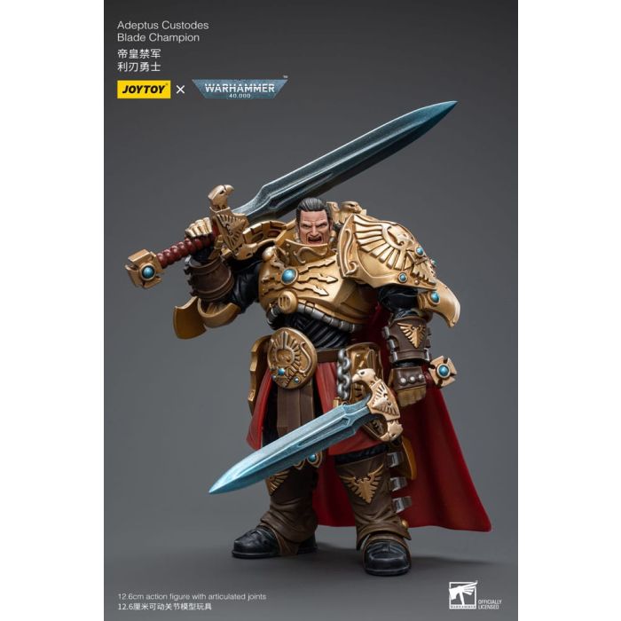 Warhammer 40k Action Figure 1/18 Adeptus Custodes Blade Champion 12 cm