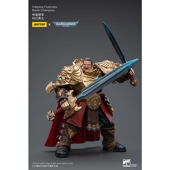 Warhammer 40k Action Figure 1/18 Adeptus Custodes Blade Champion 12 cm