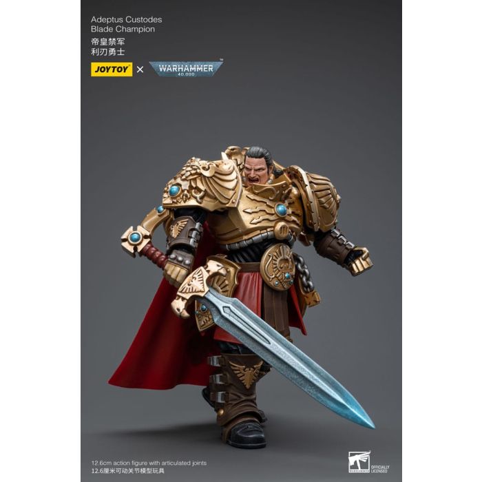 Warhammer 40k Action Figure 1/18 Adeptus Custodes Blade Champion 12 cm
