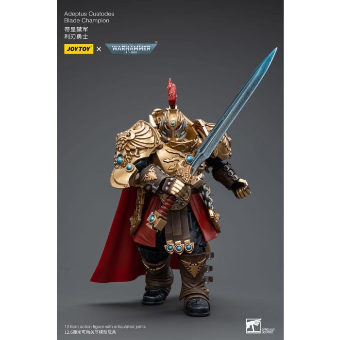 Warhammer 40k Action Figure 1/18 Adeptus Custodes Blade Champion 12 cm
