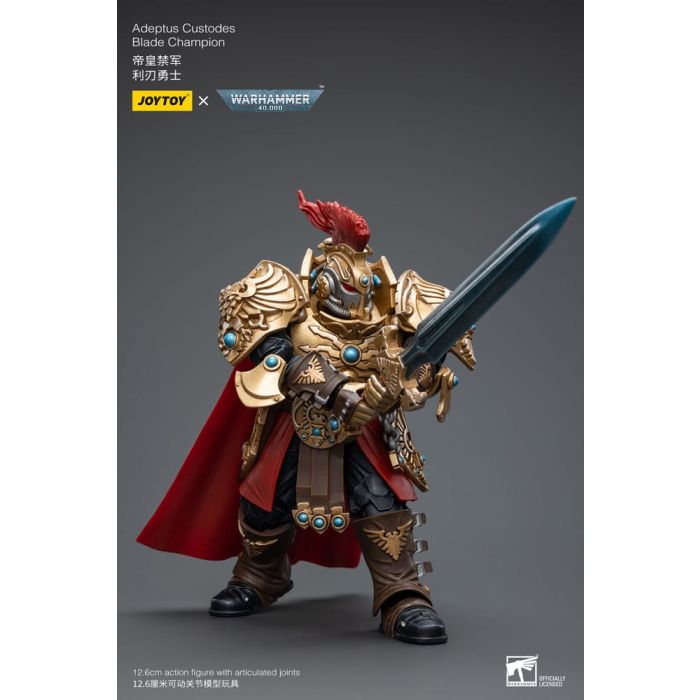 Warhammer 40k Action Figure 1/18 Adeptus Custodes Blade Champion 12 cm