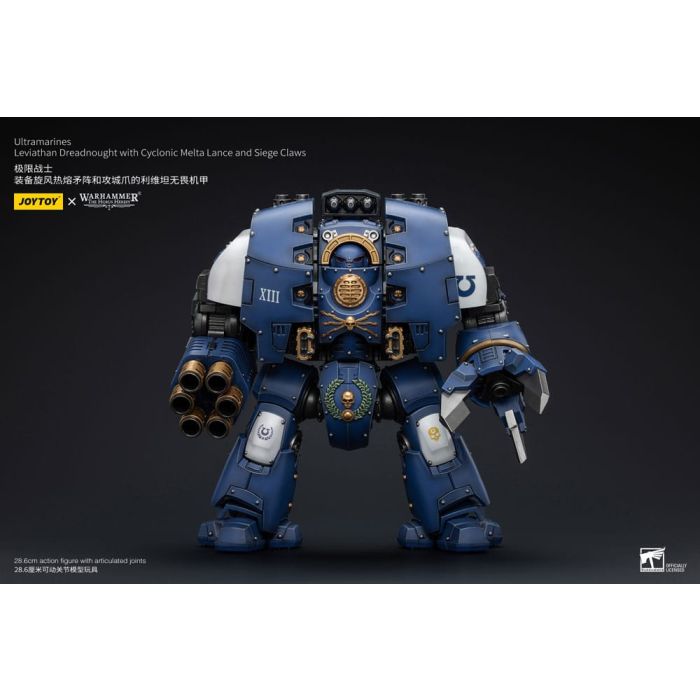 Warhammer The Horus Heresy Action Figure 1/18 Ultramarines Leviathan Dreadnought with Cyclonic Melta Lance And Siege Claws 29 cm