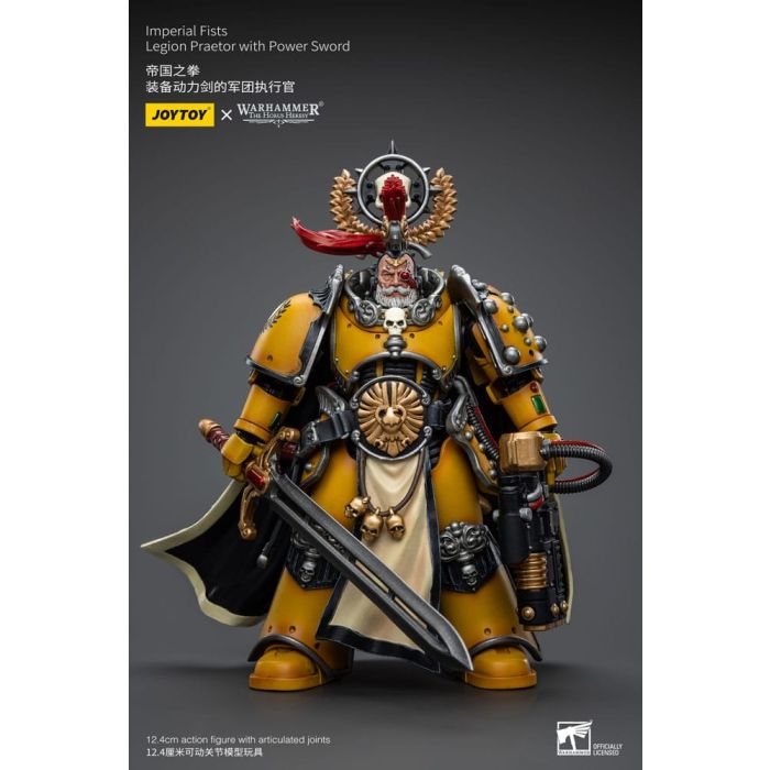 Warhammer The Horus Heresy Action Figure 1/18 Imperial Fists Legion Praetor with Power Sword 12 cm