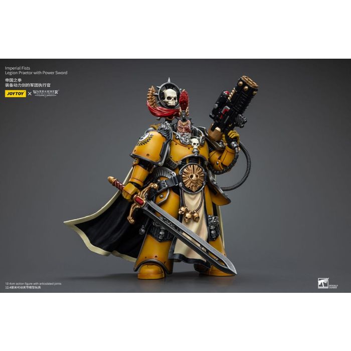 Warhammer The Horus Heresy Action Figure 1/18 Imperial Fists Legion Praetor with Power Sword 12 cm