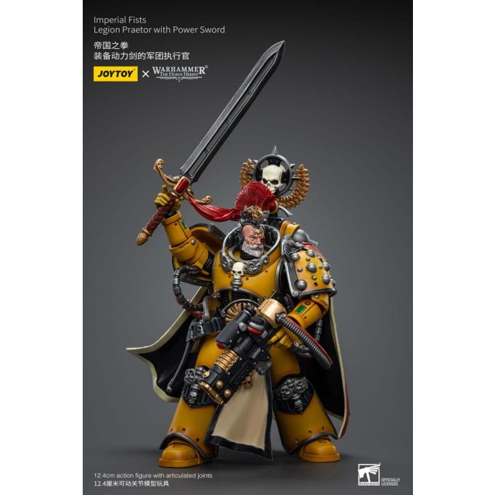 Warhammer The Horus Heresy Action Figure 1/18 Imperial Fists Legion Praetor with Power Sword 12 cm