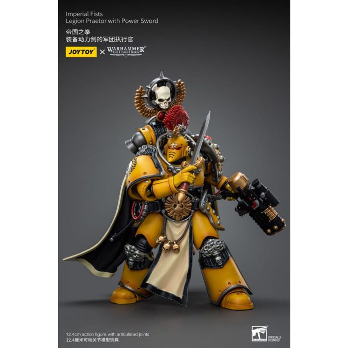 Warhammer The Horus Heresy Action Figure 1/18 Imperial Fists Legion Praetor with Power Sword 12 cm