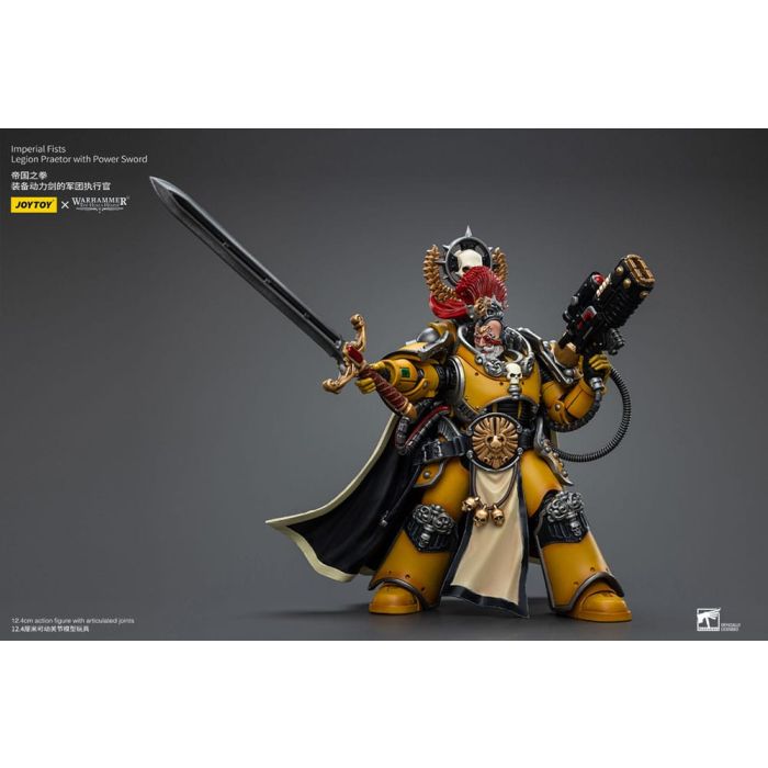 Warhammer The Horus Heresy Action Figure 1/18 Imperial Fists Legion Praetor with Power Sword 12 cm