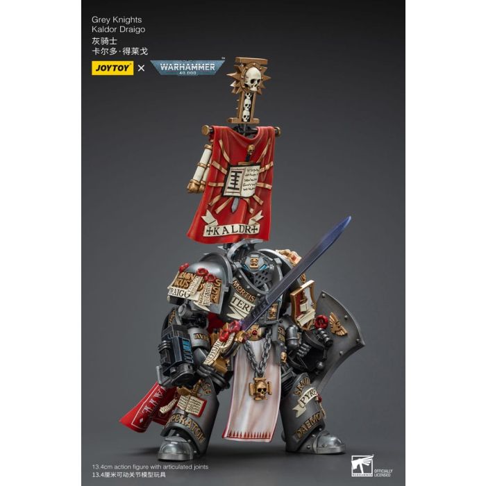 Warhammer 40k Action Figure 1/18 Grey Knights Kaldor Draigo 14 cm