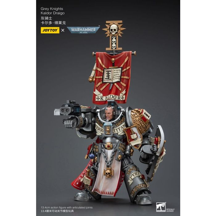 Warhammer 40k Action Figure 1/18 Grey Knights Kaldor Draigo 14 cm