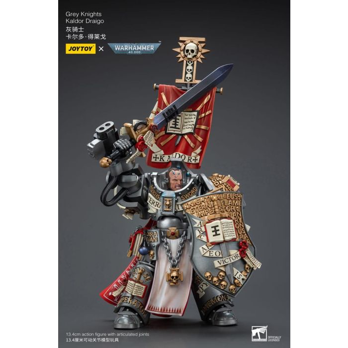 Warhammer 40k Action Figure 1/18 Grey Knights Kaldor Draigo 14 cm