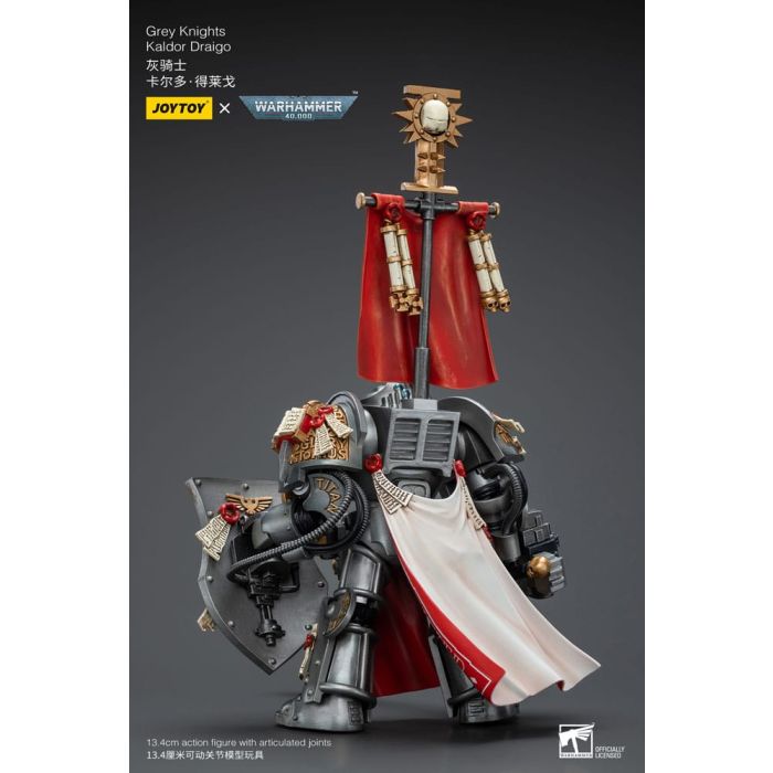 Warhammer 40k Action Figure 1/18 Grey Knights Kaldor Draigo 14 cm