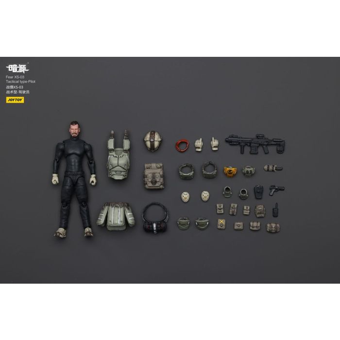 Battle For the Stars Actionfigur Fear XS-03 Tactical type-Pilot 12 cm