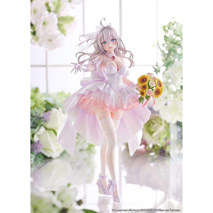 Alya Sometimes Hides Her Feelings in Russian Statue 1/7 Alisa Mikhailovna Kujou Wedding Dress Ver. 24 cm   