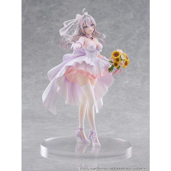 Alya Sometimes Hides Her Feelings in Russian Statue 1/7 Alisa Mikhailovna Kujou Wedding Dress Ver. 24 cm   