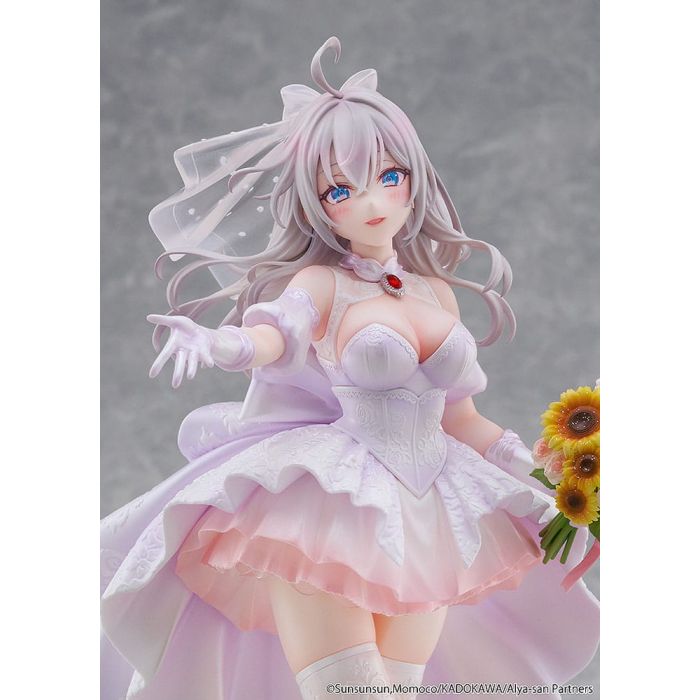 Alya Sometimes Hides Her Feelings in Russian Statue 1/7 Alisa Mikhailovna Kujou Wedding Dress Ver. 24 cm   