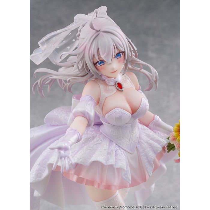 Alya Sometimes Hides Her Feelings in Russian Statue 1/7 Alisa Mikhailovna Kujou Wedding Dress Ver. 24 cm   