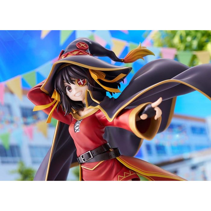 Konosuba x Haruhi Suzumiya PVC Figure 1/7 Haruhi Suzumiya Megumin Collaboration Ver. Illustration by Noizi Ito 25 cm